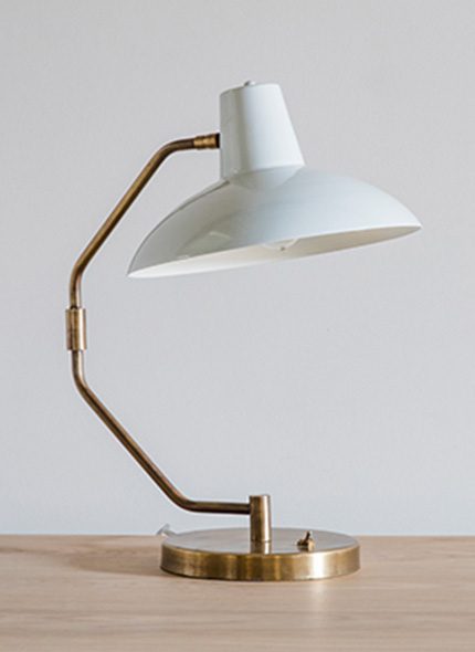 Close up product shot of the Bimini Table Lamp by Perch and Parrow